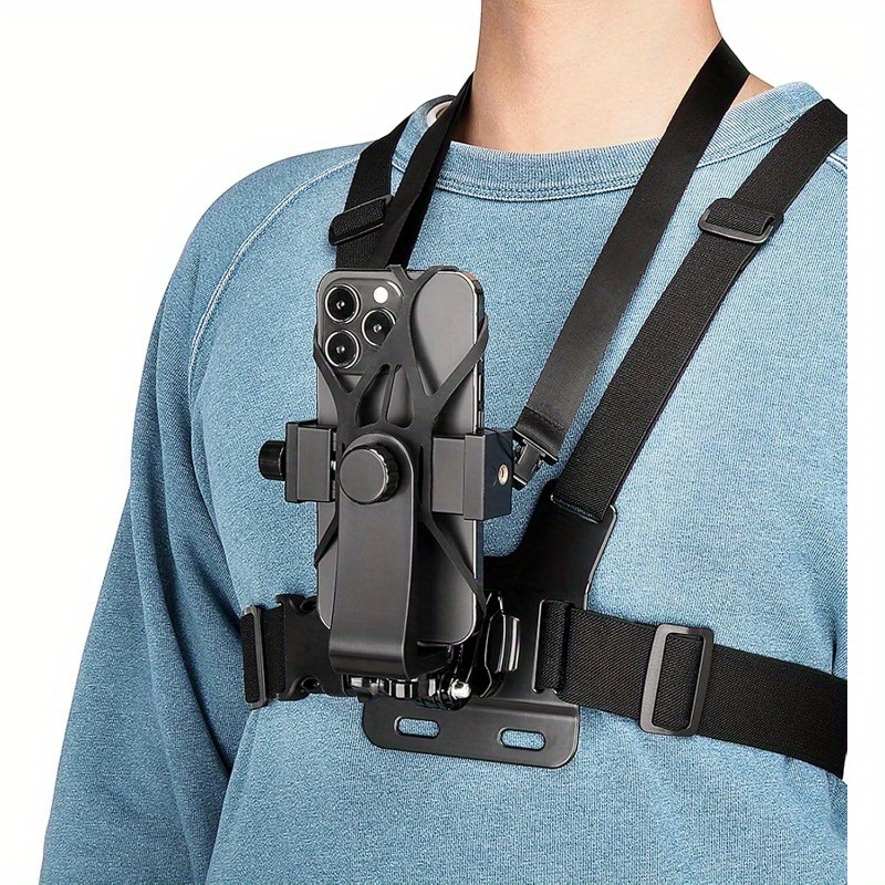 Webcam Stand Clip - Adjustable Headband And Chest Band Shooting