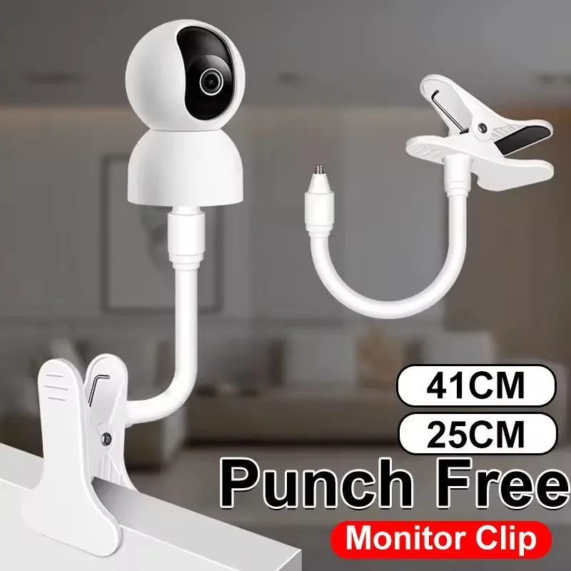 Webcam Stand Clip - Protable Flexible Camera Clamp Mount Baby