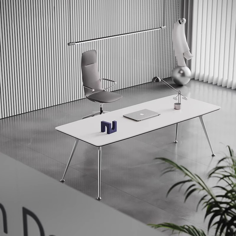 Long Straight Managers Desk Si - Office Management Technology recension och pris