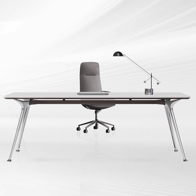 Long Straight Managers Desk Si - Office Management Technology recension och pris