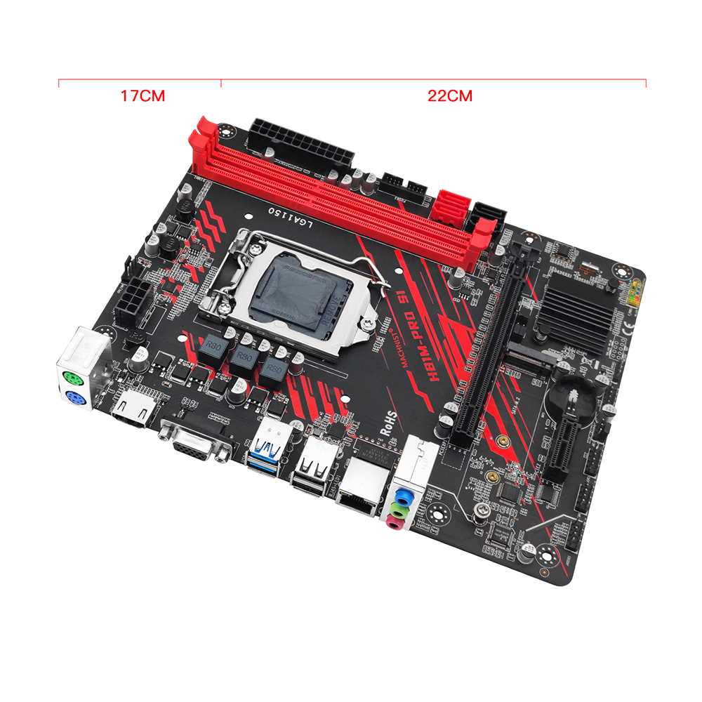 MACHINIST H81M PRO S1 LGA 1150 - Intel Cpu Core I5 recension och pris