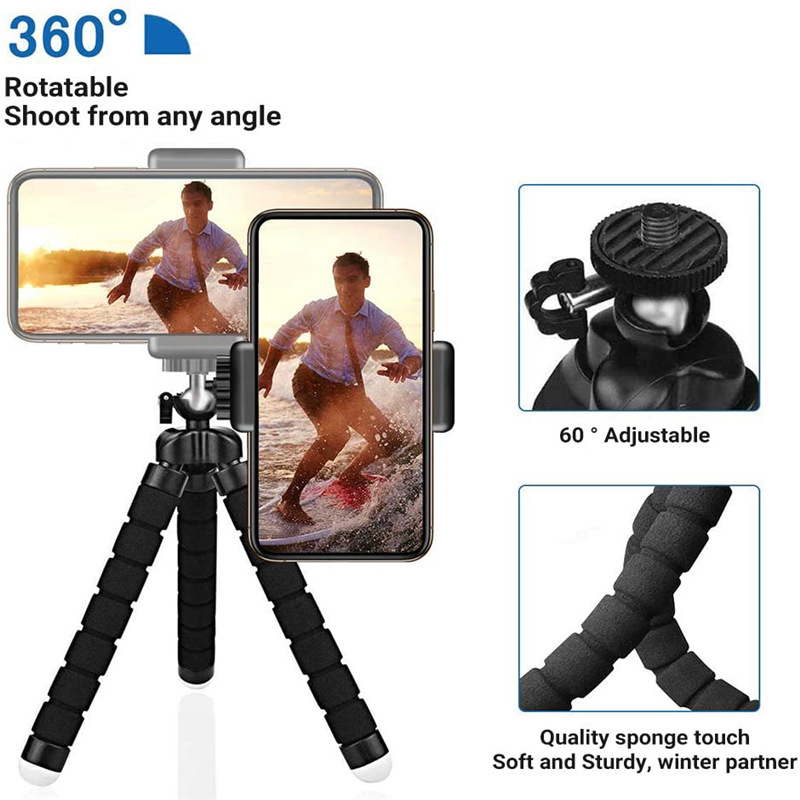 Mini Universal Octopus Tripod  - Webcam Stand Clip recension och pris