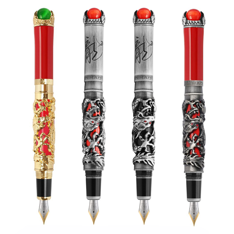 New Jinhao Dragon King Fountai - Office Tech Typing recension och pris