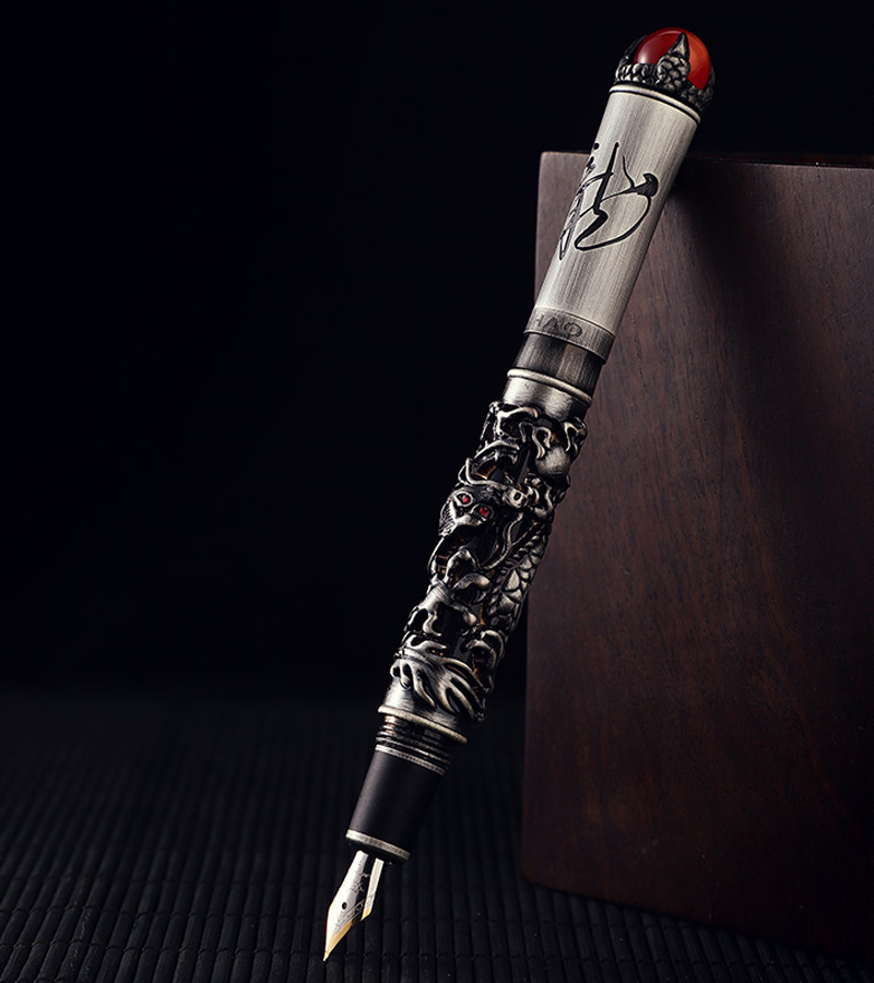 New Jinhao Dragon King Fountai - Office Tech Typing recension och pris