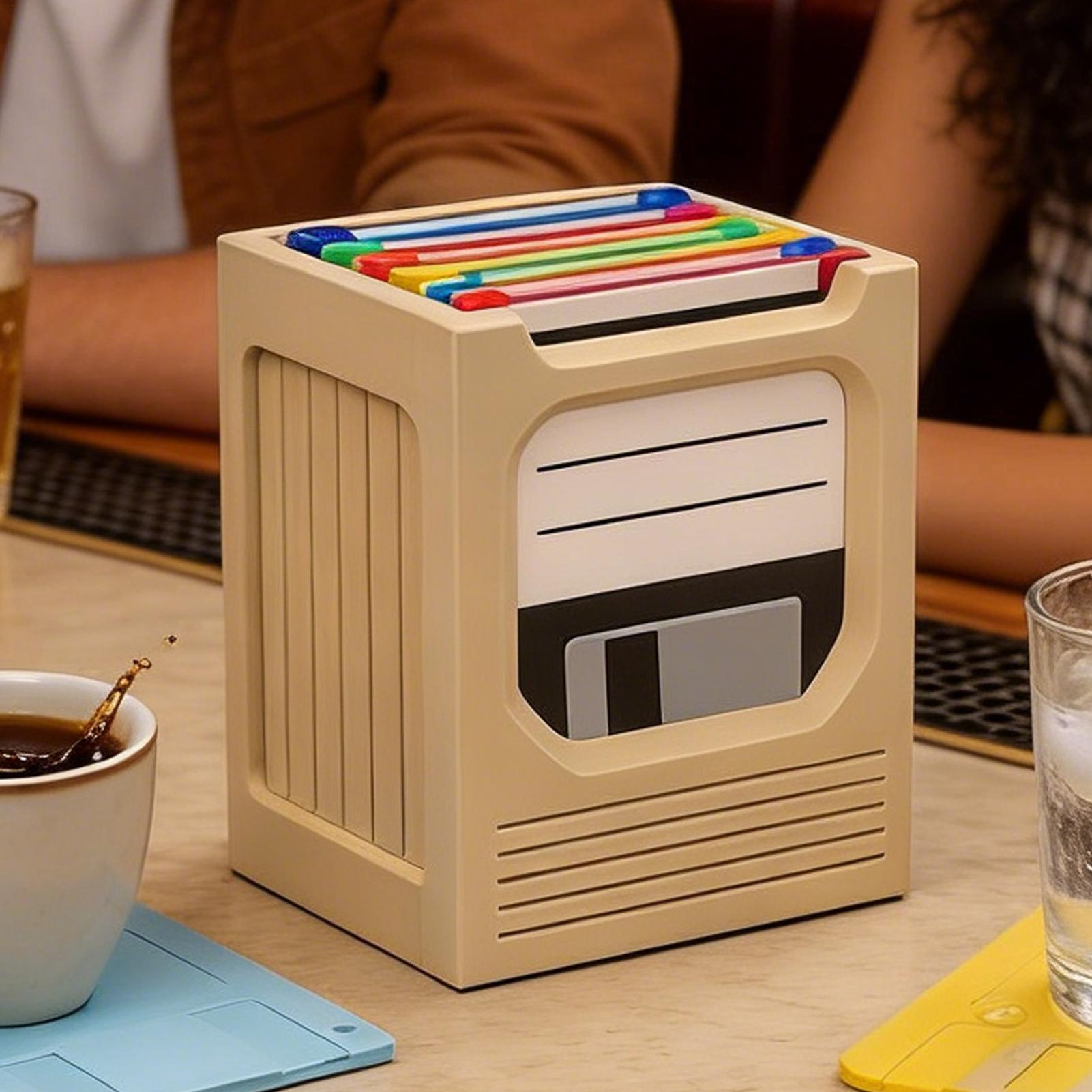 Retro Tech Coaster Holder Set  - Office And Tech recension och pris