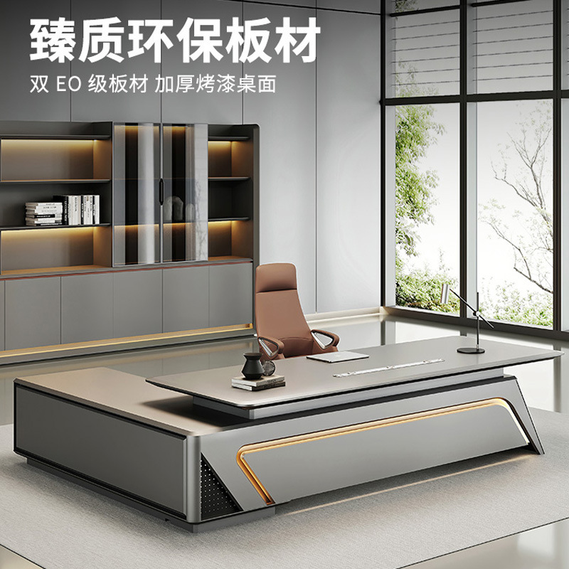 Painted boss table, desk, tech - Office Management Technology recension och pris
