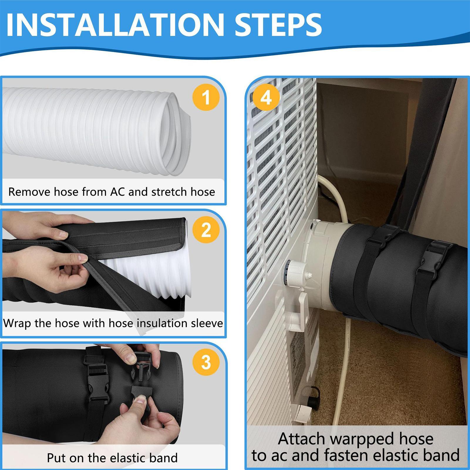 Air Conditioner Hose Cover Dus - Office And Tech recension och pris